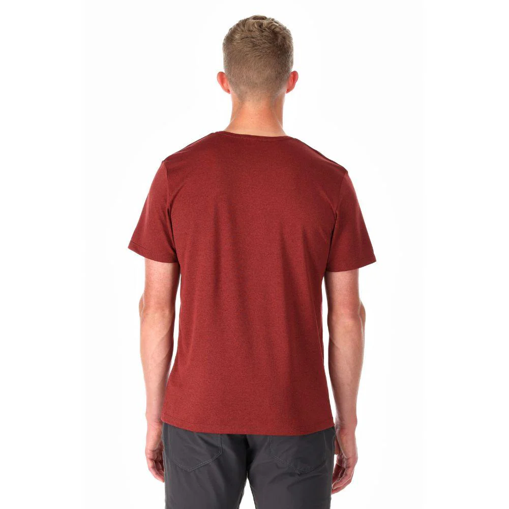 Rab Men's Mantle Mountain Tee (Oxblood Red) - Image 4