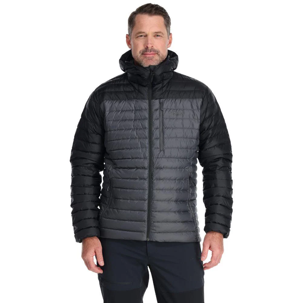 Rab Men's Microlight Alpine Down Jacket (Black/Graphene) - Image 4