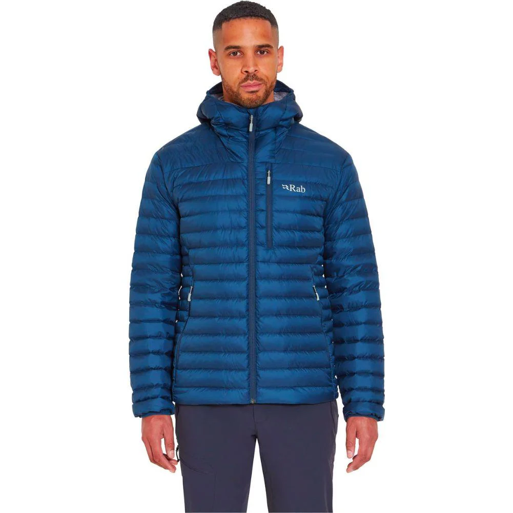 Rab Men's Microlight Alpine Down Jacket (Tempest Blue) - Image 3