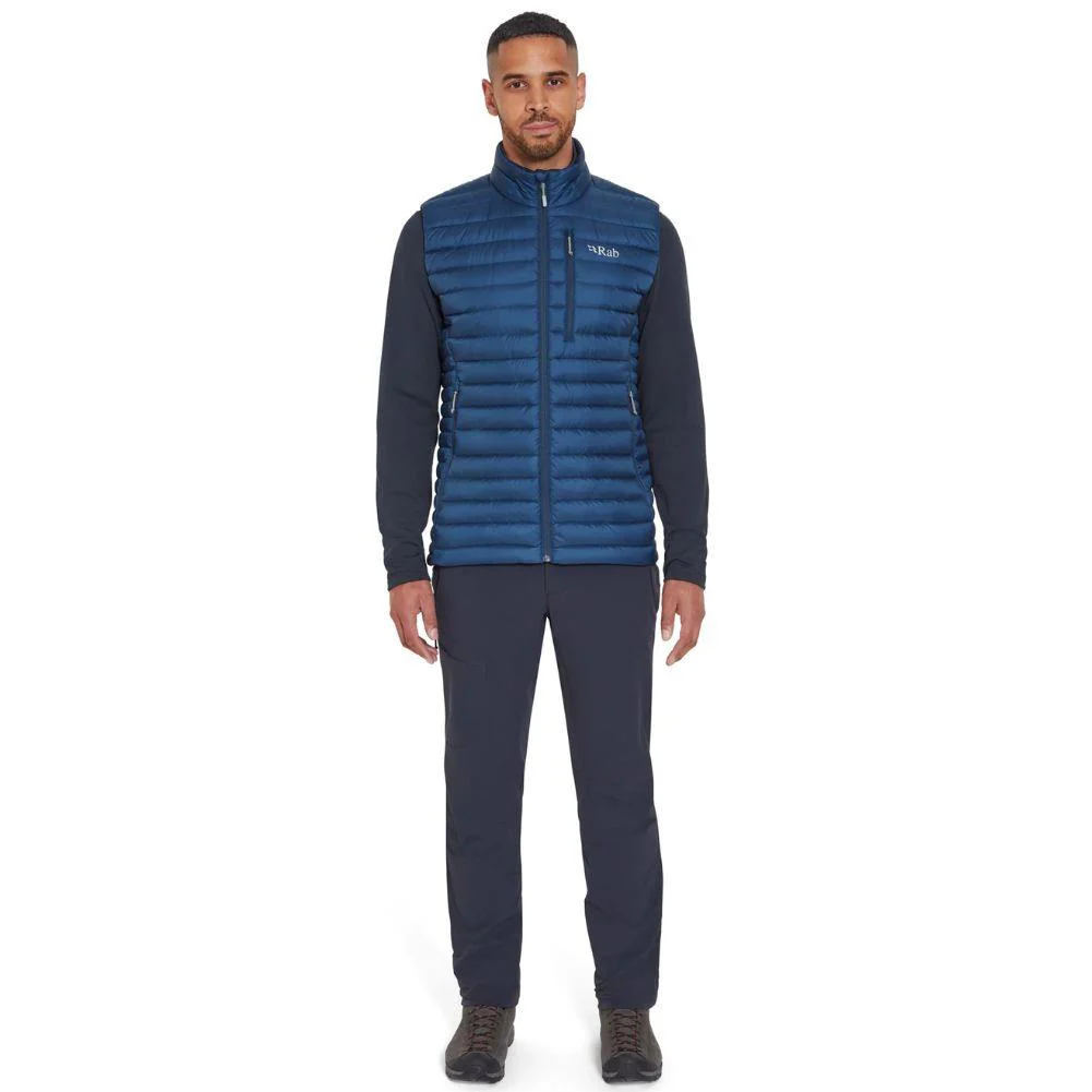 Rab Men's Microlight Down Vest (Tempest Blue) - Image 5