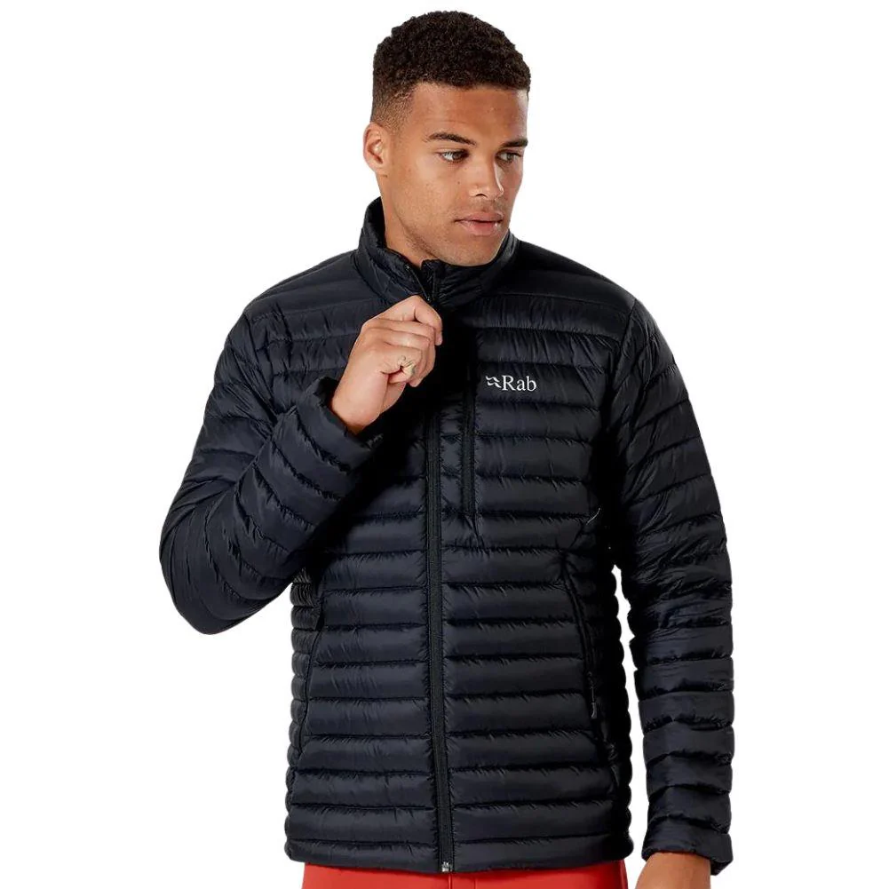 Rab Men's Microlight Recycled Down Jacket (Black)