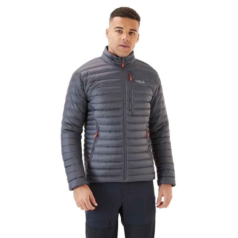 Rab Men's Microlight Recycled Down Jacket (Graphene) - Image 2