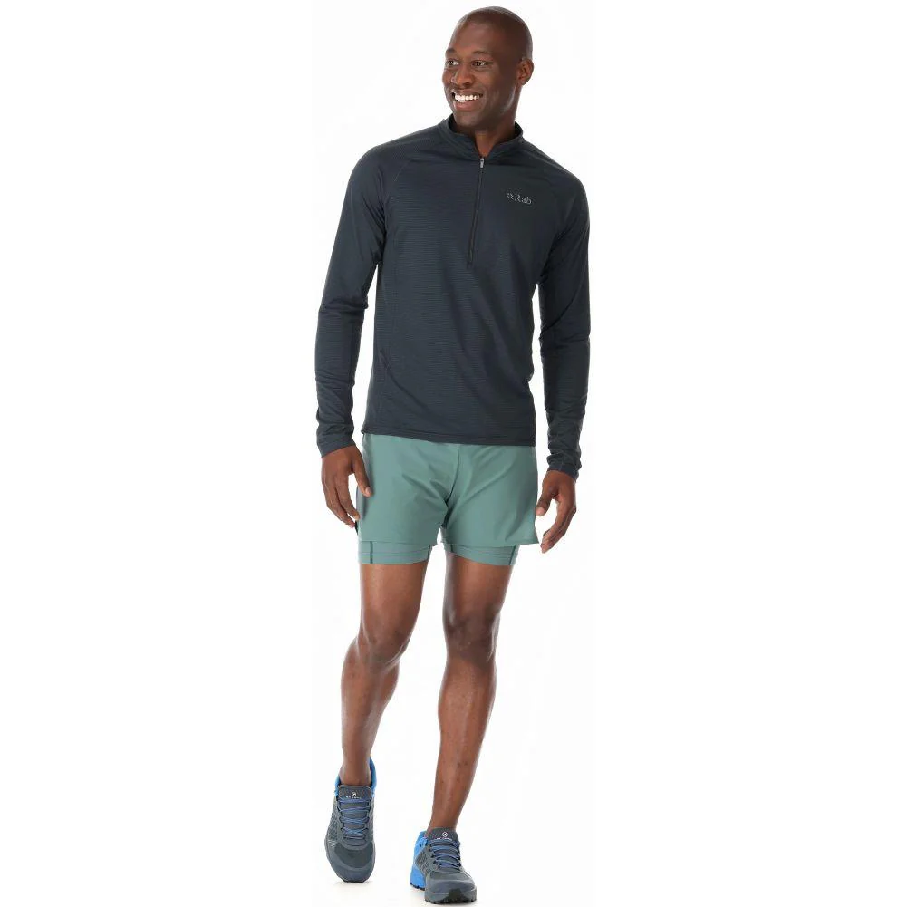 Rab Men's Sonic LS Zip (Beluga) - Image 5