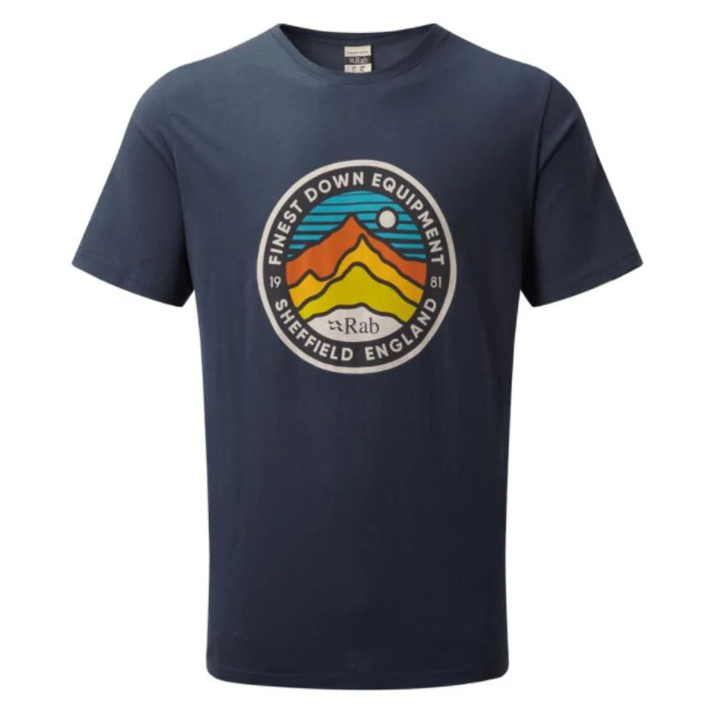 Rab Men's Stance 3 Peaks Tee (Deep Ink)