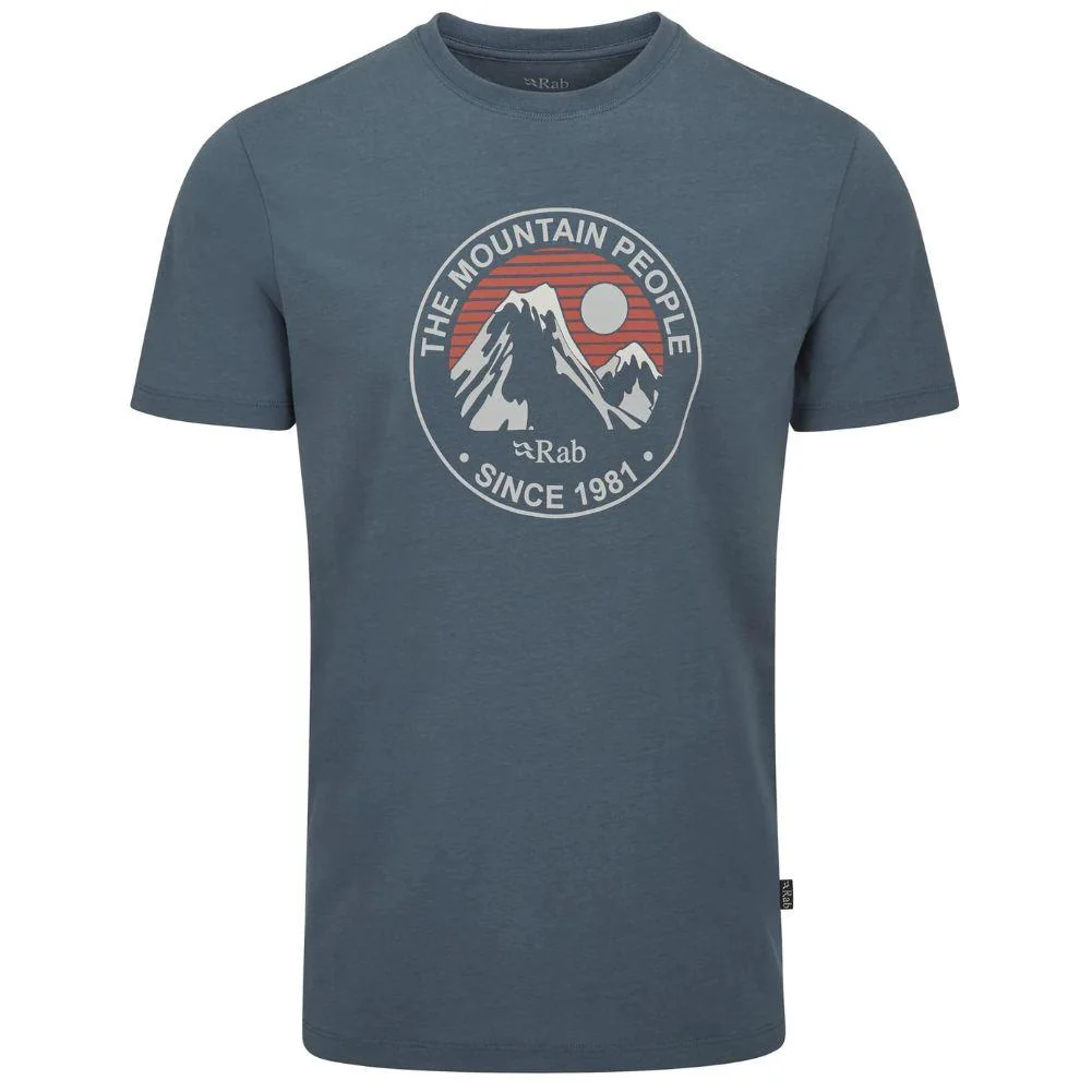 Rab Men's Stance Alpine Peak Tee (Orion Blue)