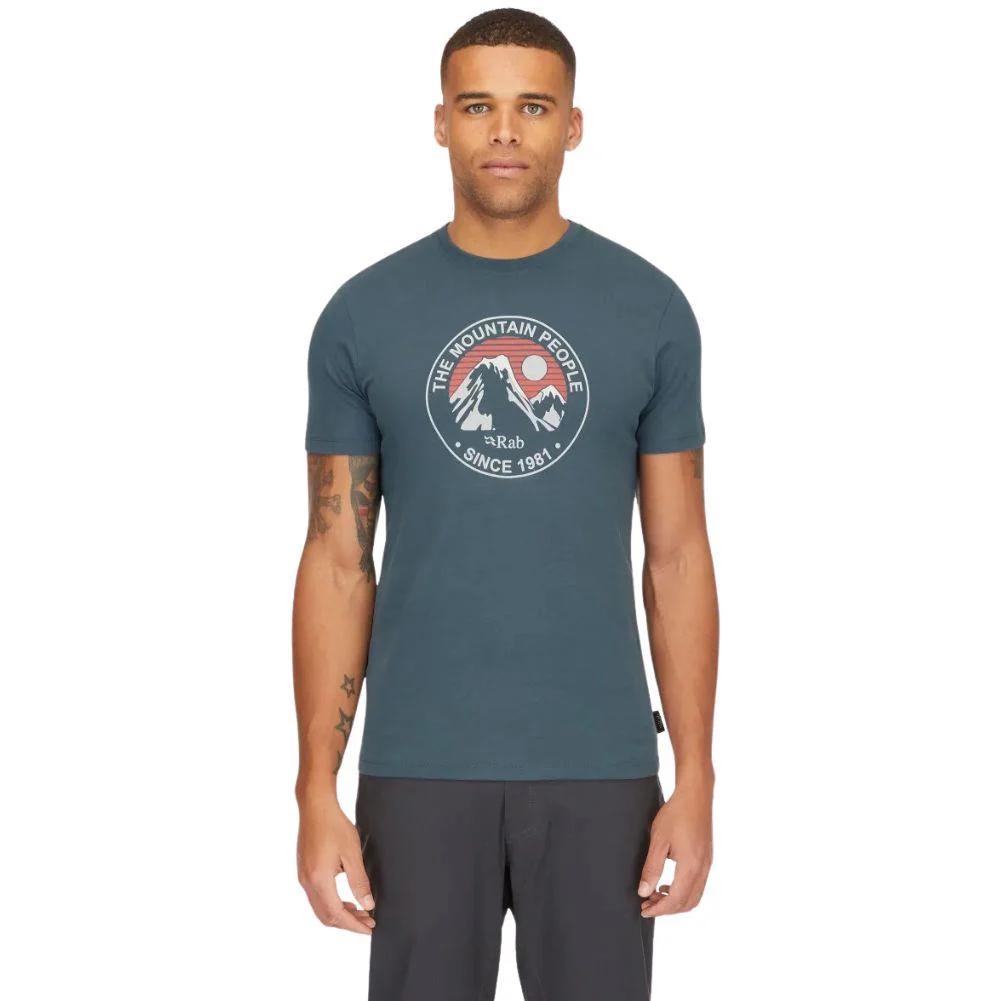 Rab Men's Stance Alpine Peak Tee (Orion Blue) - Image 4