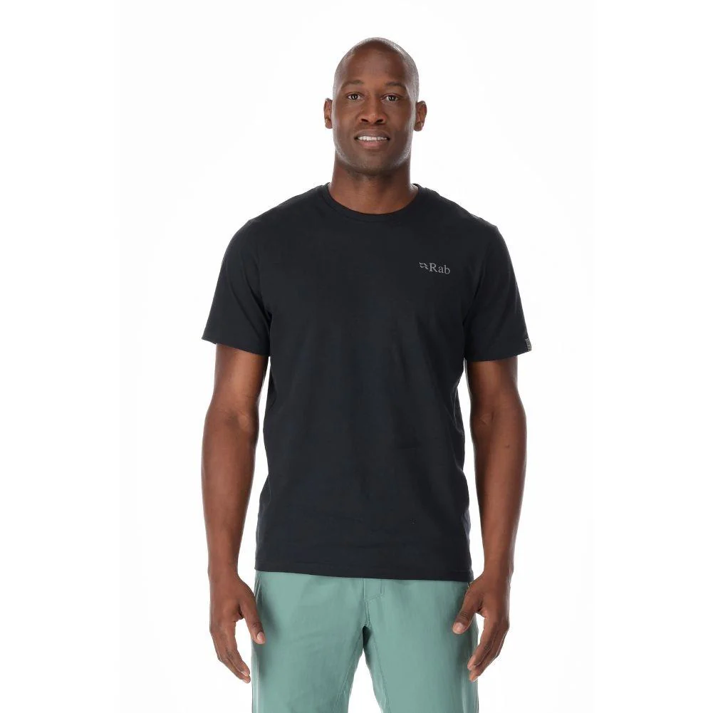 Rab Men's Stance Mountain Peak Tee (Beluga) - Image 3