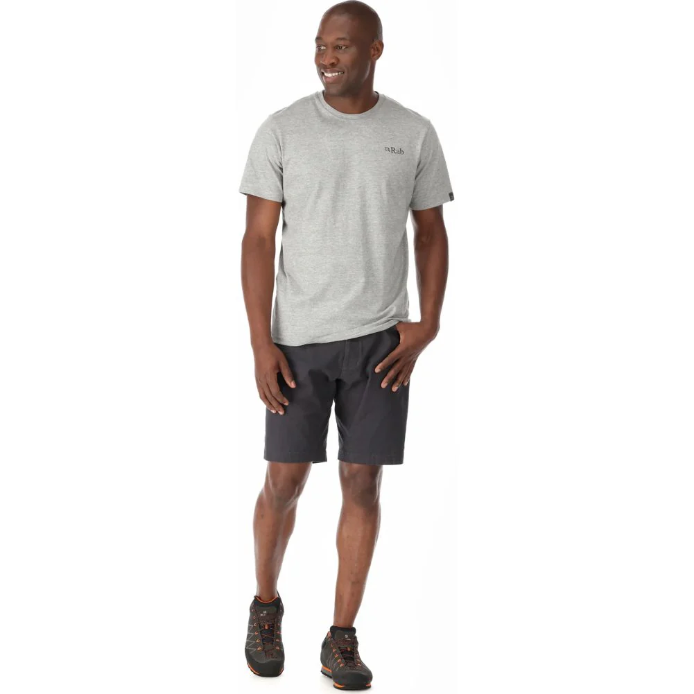 Rab Men's Stance Mountain Peak Tee (Grey Marl) - Image 5