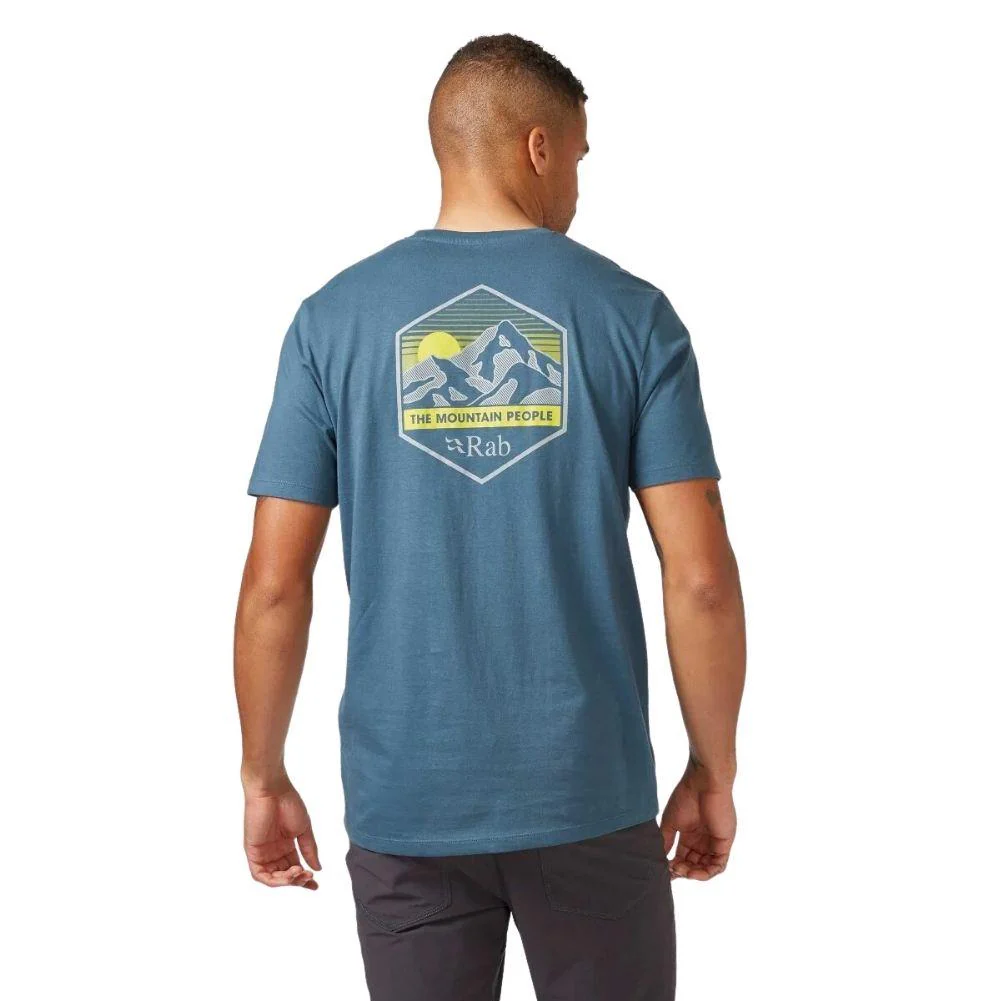 RAB Men's Stance Mountain Peak Tee (Orion Blue) - Image 2