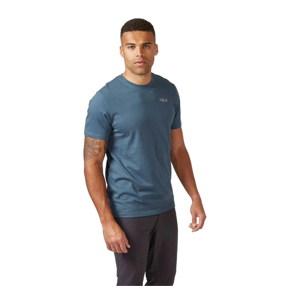 RAB Men's Stance Mountain Peak Tee (Orion Blue) - Image 4