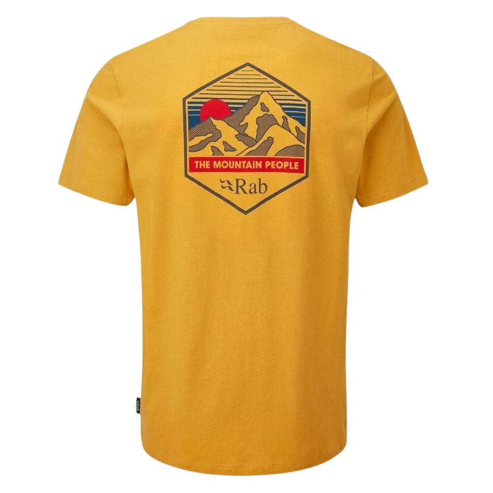 Rab Men's Stance Mountain Peak Tee (Sahara) - Image 2