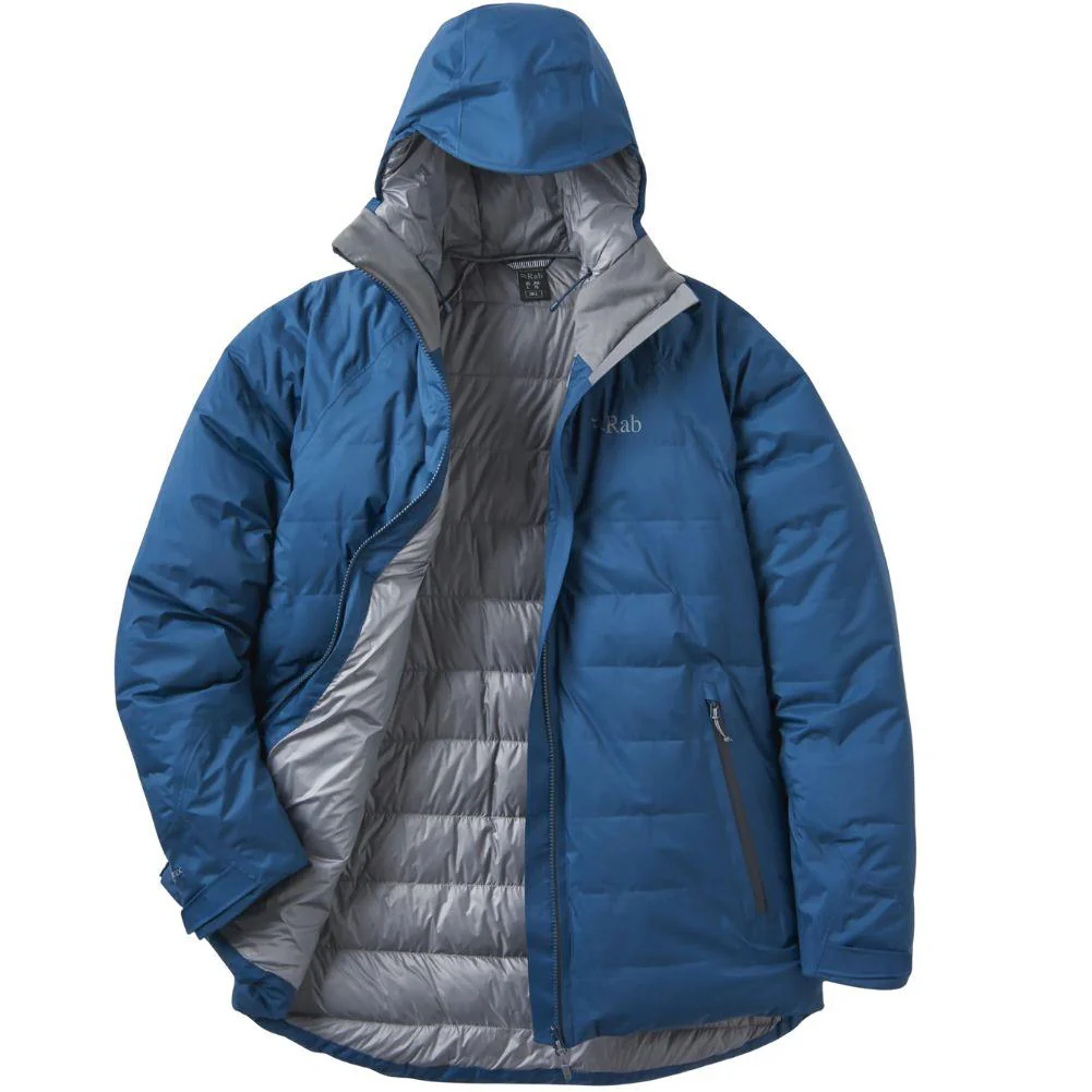 Rab Men's Valiance Waterproof Down Jacket (Tempest Blue) - Image 2