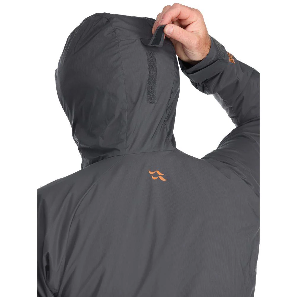 Rab Men’s Vapour-Rise Summit Jacket (Graphene/Marmalade) - Image 8