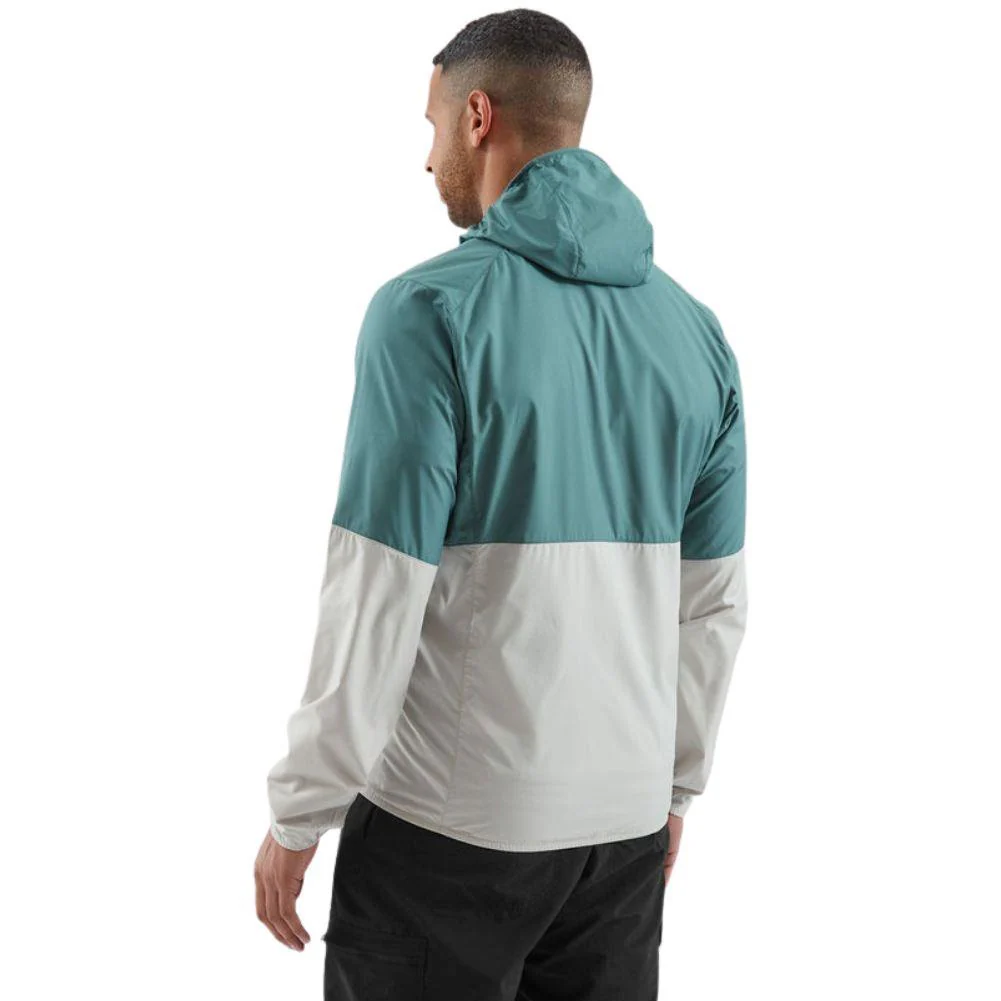 Rab Men's Windgather Hooded Jacket (Sage/Pebble) - Image 4