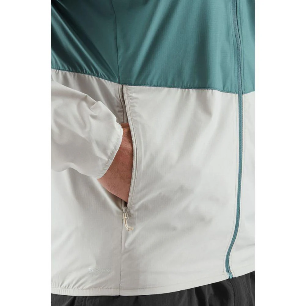 Rab Men's Windgather Hooded Jacket (Sage/Pebble) - Image 6
