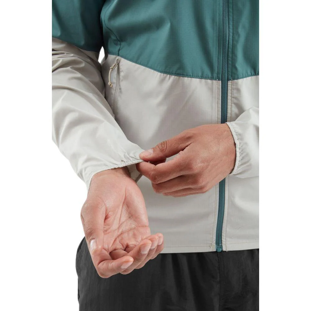 Rab Men's Windgather Hooded Jacket (Sage/Pebble) - Image 7