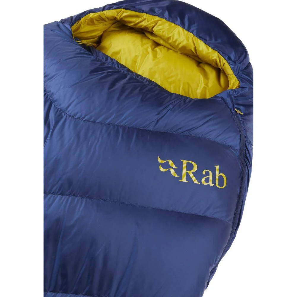 Rab Neutrino 400 Down Left Zip Sleeping Bag - Regular Wide (Nightfall Blue) - Image 4