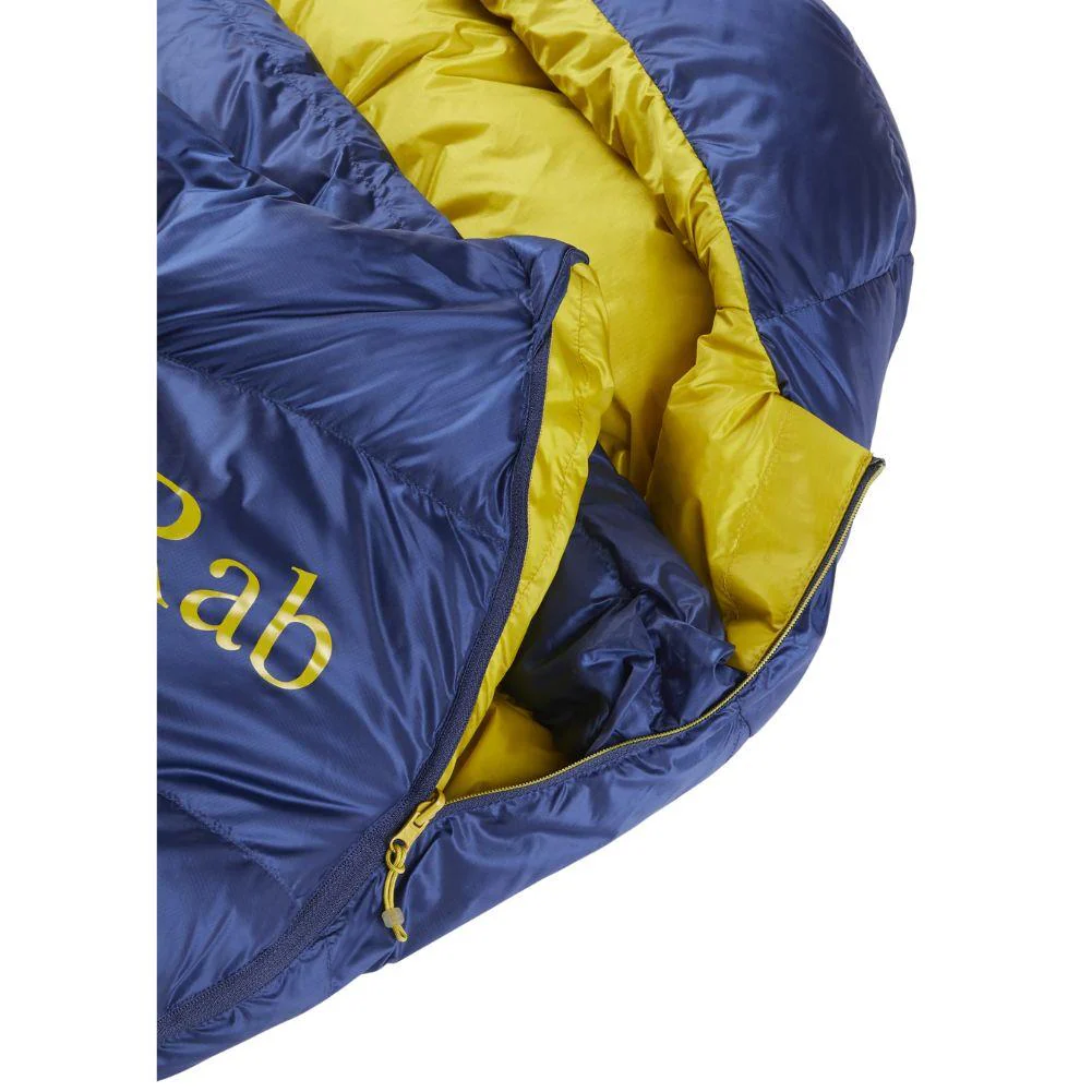 Rab Neutrino 400 Down Left Zip Sleeping Bag - Regular Wide (Nightfall Blue) - Image 6