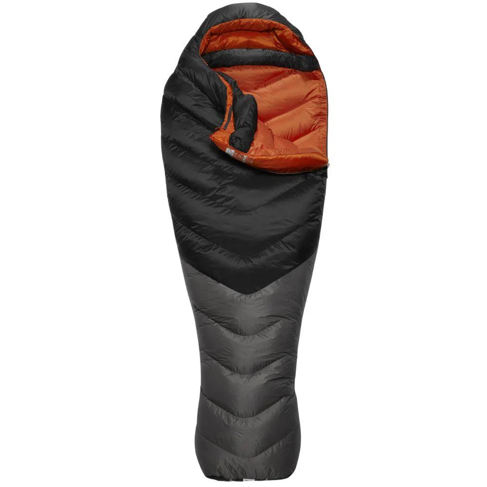 Rab Neutrino Pro 900 Regular Down Sleeping Bag (-22C) - Left Zip (Granite) - Image 14