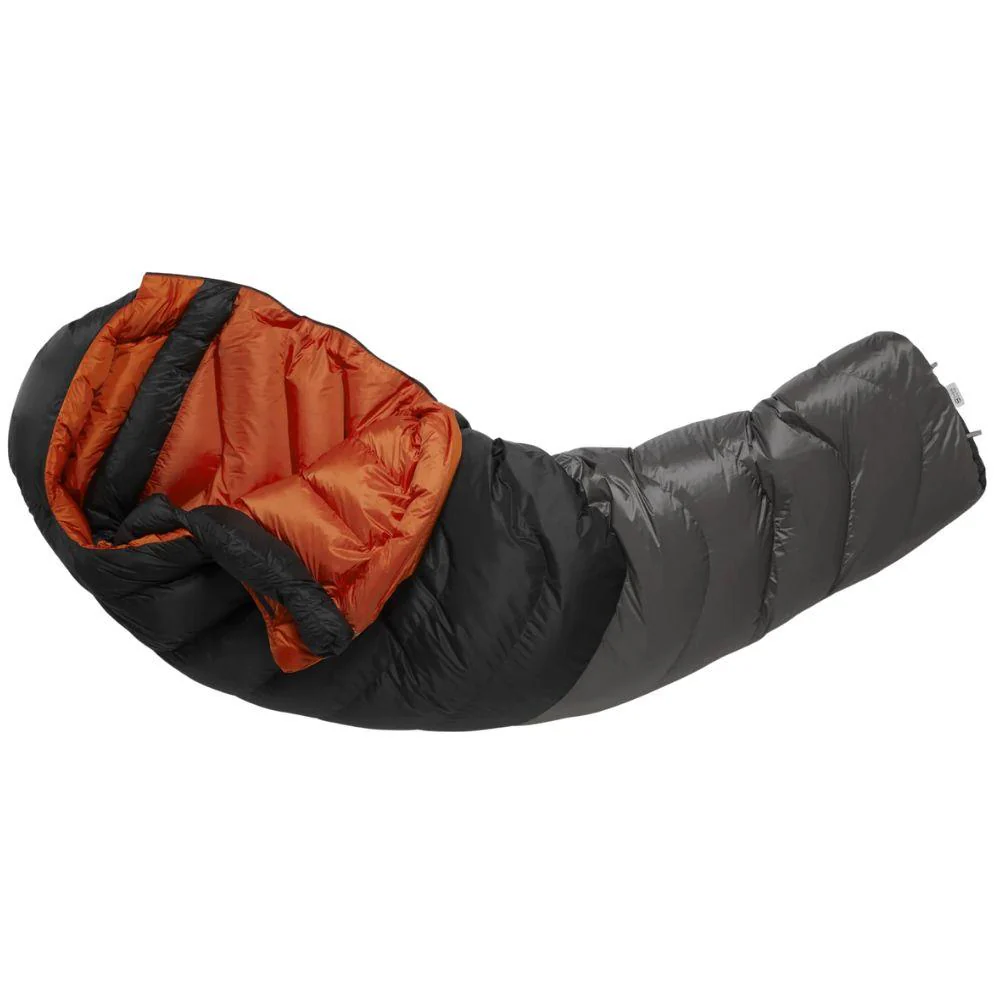 Rab Neutrino Pro 900 Regular Down Sleeping Bag (-22C) - Left Zip (Granite) - Image 5