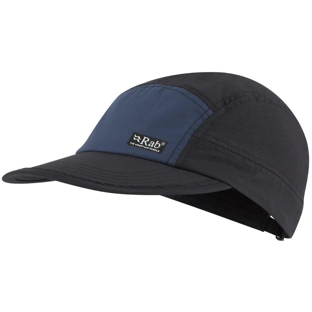 Rab Vista 5 Panel Cap (Ebony/Tempest Blue)