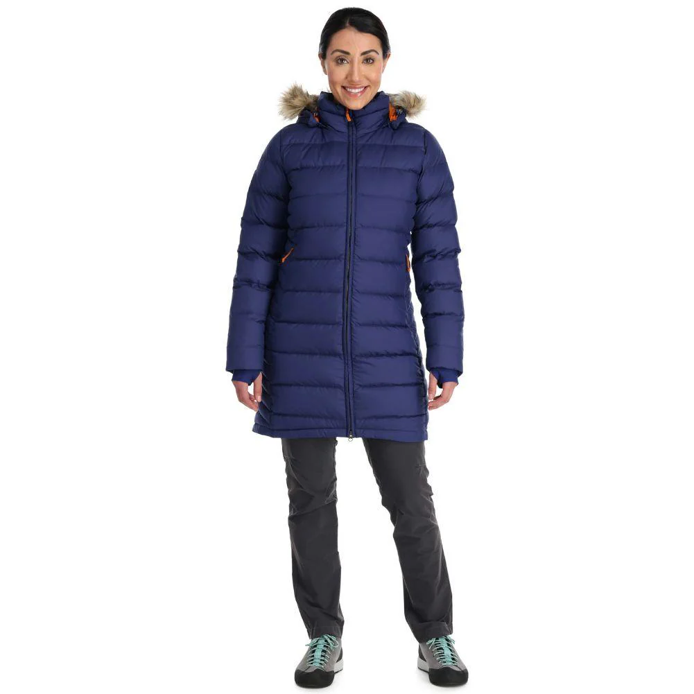 Rab Women's Deep Cover Down Parka (Patriot Blue) - Image 4