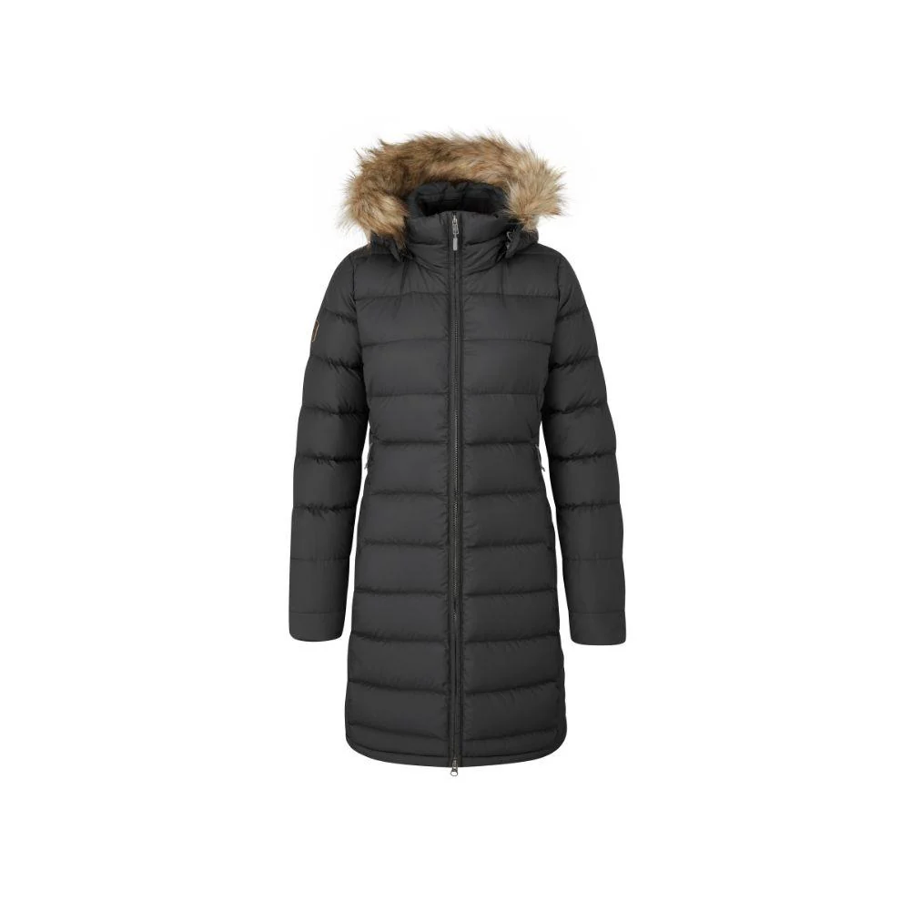 Rab Women's Deep Cover Recycled Down Parka (Black)