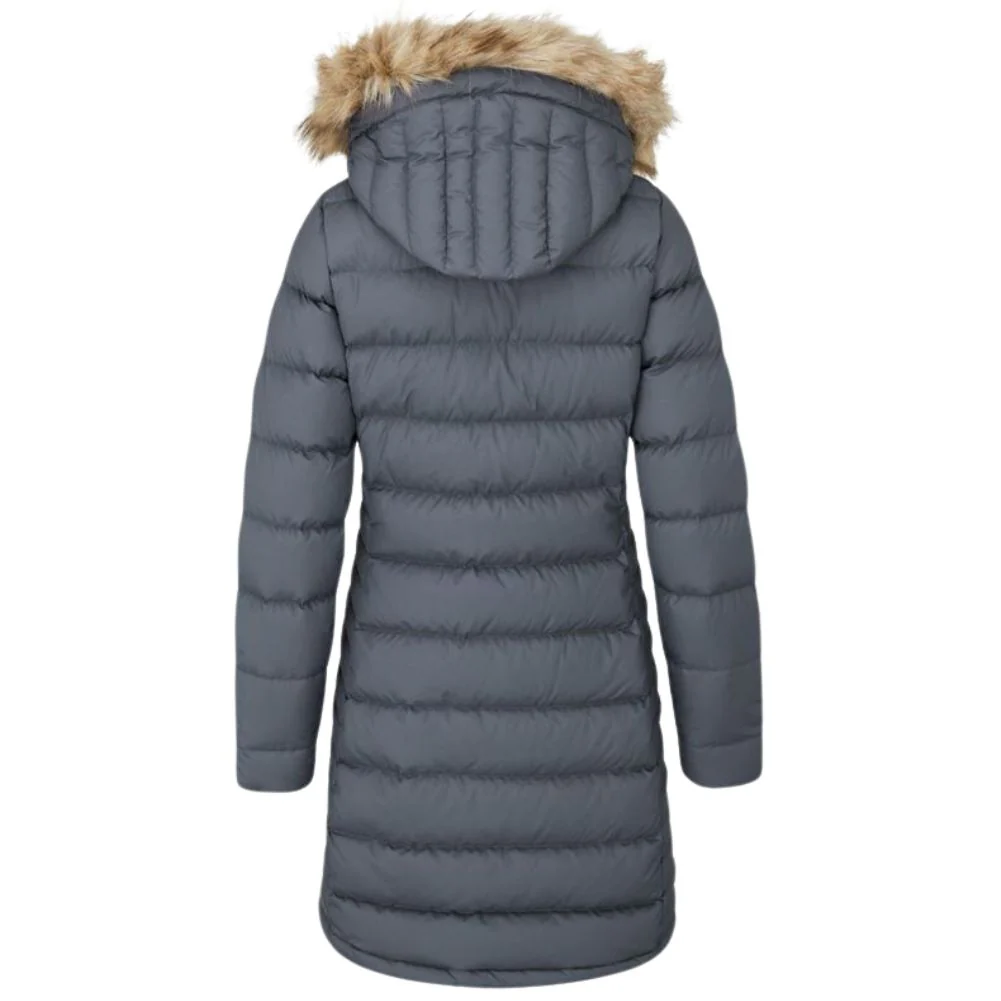 Rab Women's Deep Cover Recycled Down Parka (Steel) - Image 2