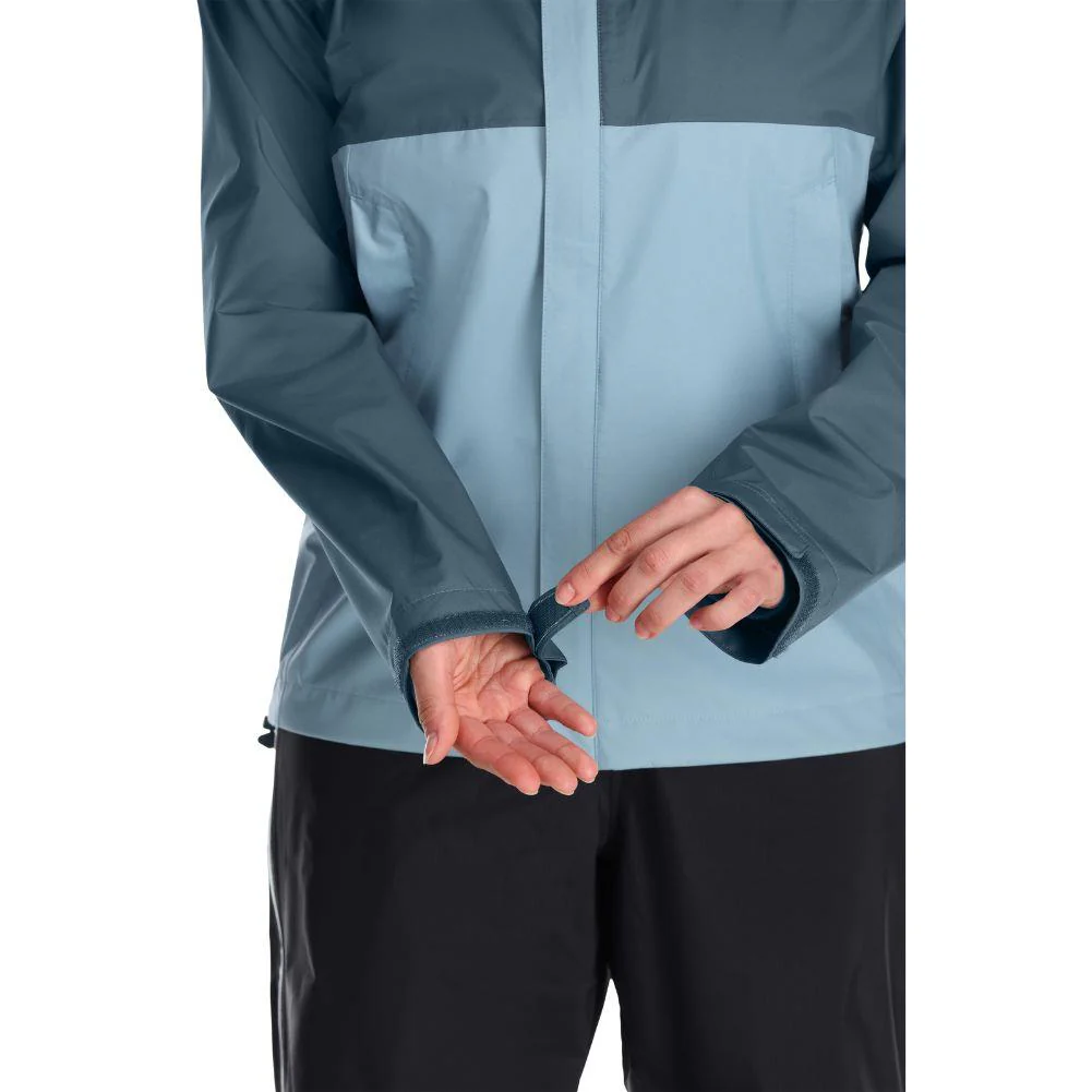 Rab Women's Downpour Eco Waterproof Jacket (Orion Blue/Citadel) - Image 3