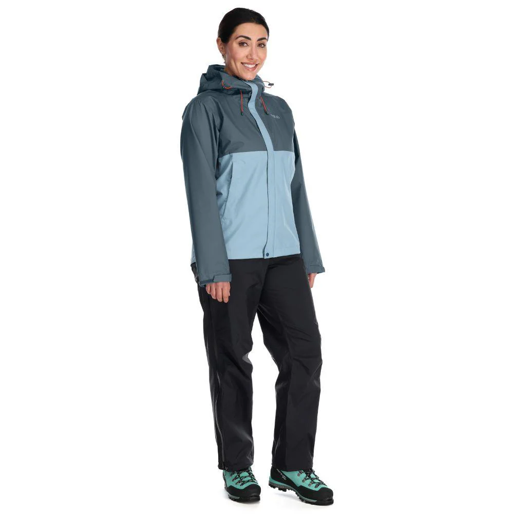 Rab Women's Downpour Eco Waterproof Jacket (Orion Blue/Citadel) - Image 4