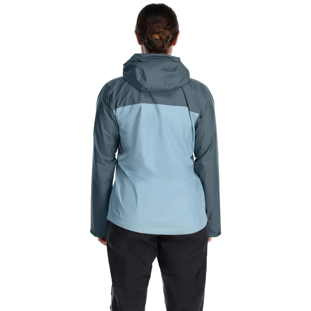Rab Women's Downpour Eco Waterproof Jacket (Orion Blue/Citadel) - Image 5