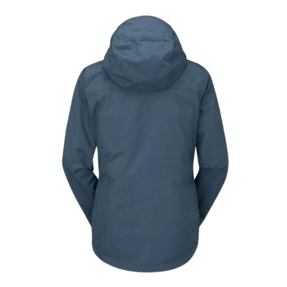 RAB Women's Downpour Plus 2.0 Waterproof Jacket (Orion Blue) - Image 3
