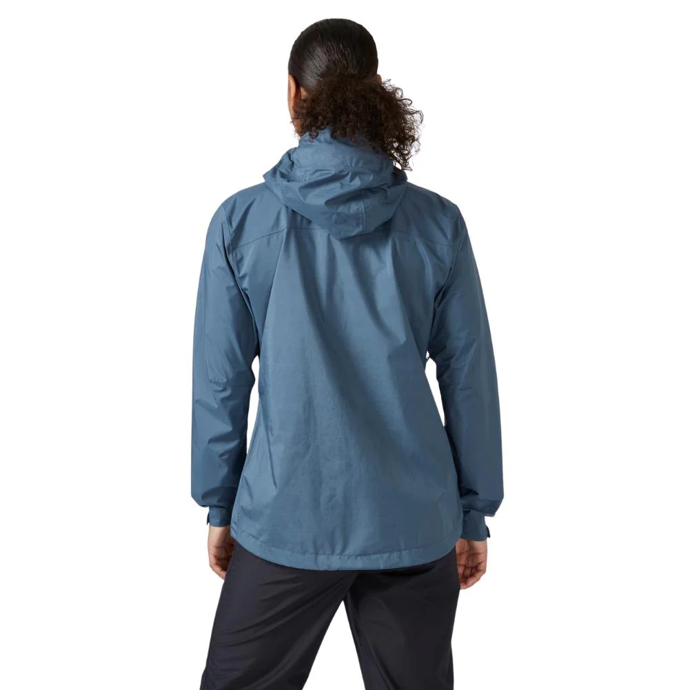 RAB Women's Downpour Plus 2.0 Waterproof Jacket (Orion Blue) - Image 4