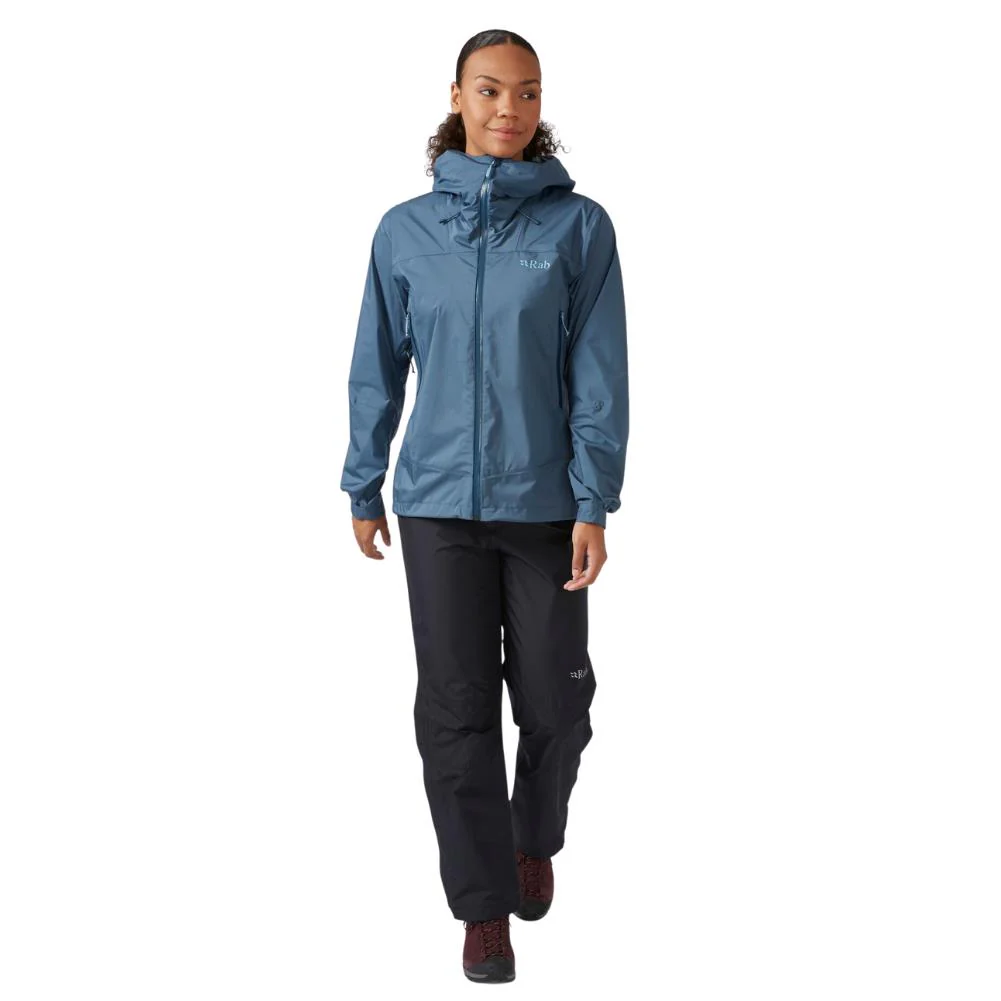 RAB Women's Downpour Plus 2.0 Waterproof Jacket (Orion Blue) - Image 5
