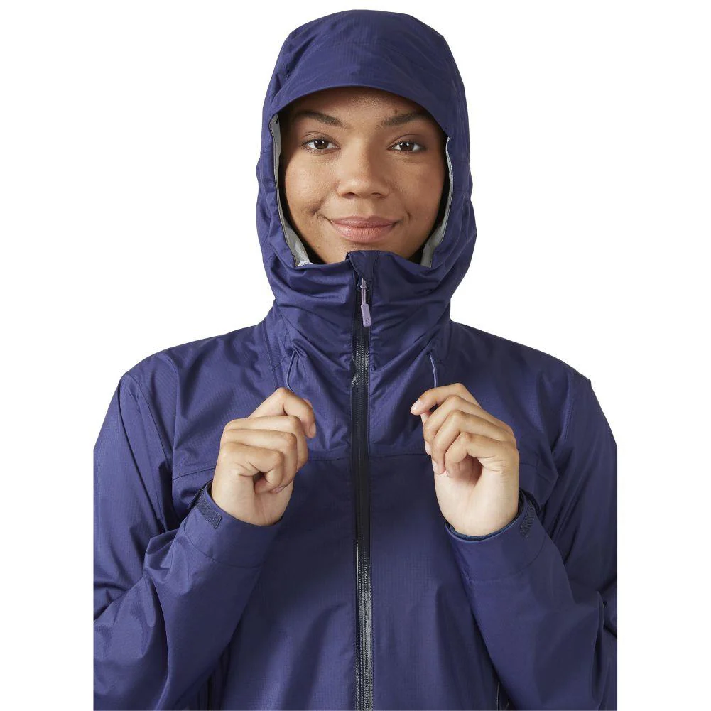 RAB Women's Downpour Plus 2.0 Waterproof Jacket (Patriot Blue) - Image 11