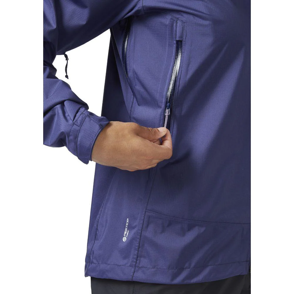 RAB Women's Downpour Plus 2.0 Waterproof Jacket (Patriot Blue) - Image 3