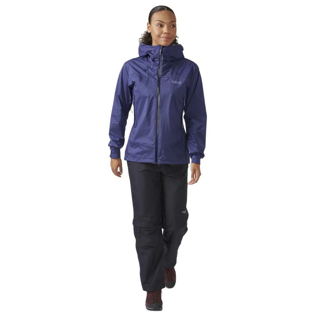 RAB Women's Downpour Plus 2.0 Waterproof Jacket (Patriot Blue) - Image 8