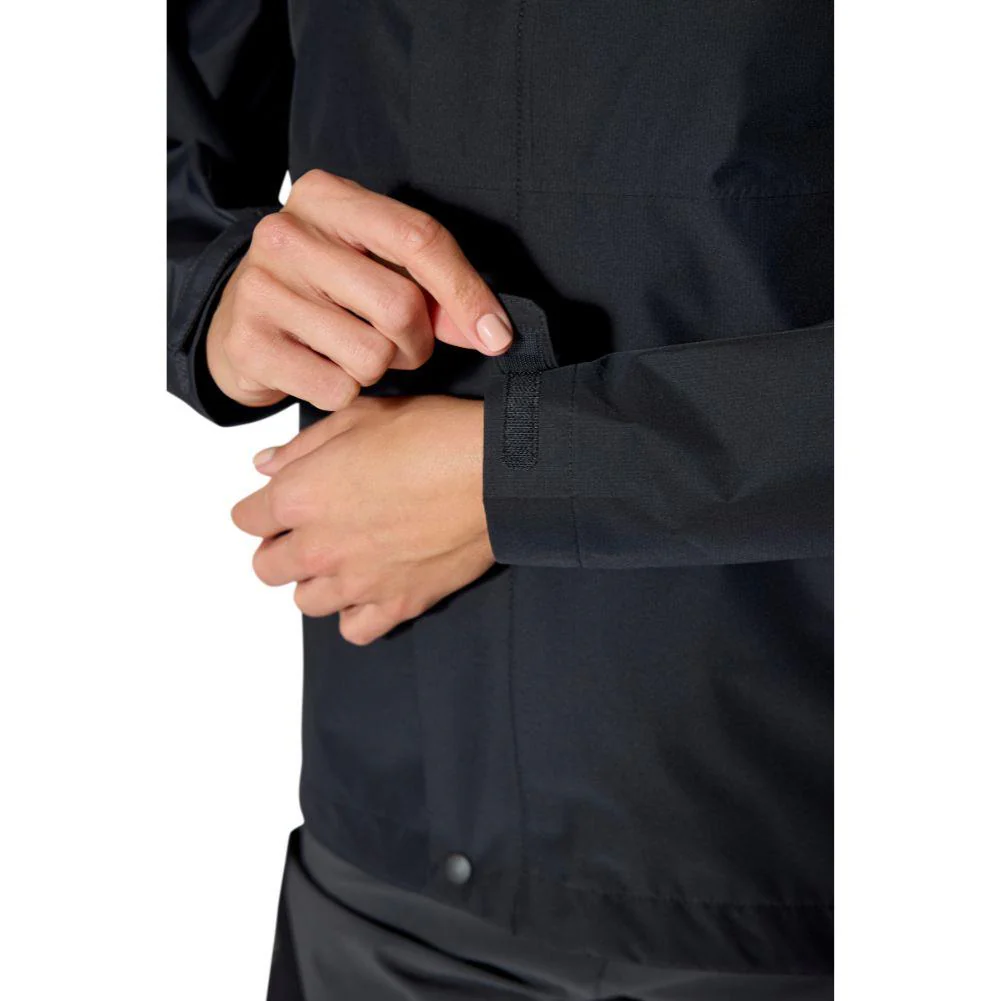 Rab Women's Downpour Waterproof Jacket (Black) - Image 7