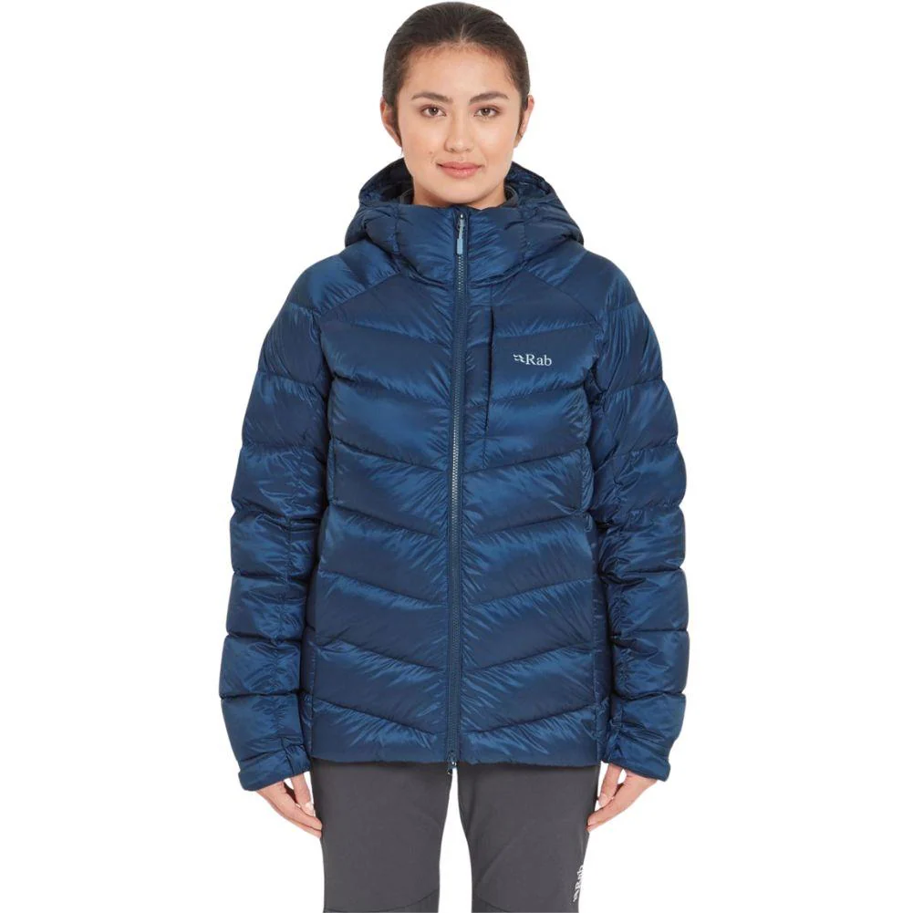 Rab Women's Glaceon Pro Down Jacket - 16 (Tempest Blue) - Image 3