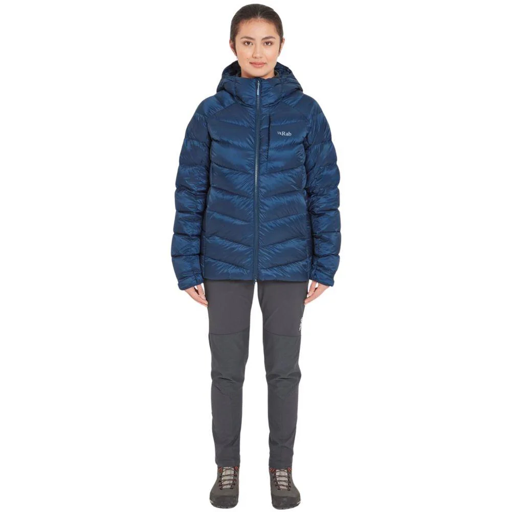 Rab Women's Glaceon Pro Down Jacket - 16 (Tempest Blue) - Image 5