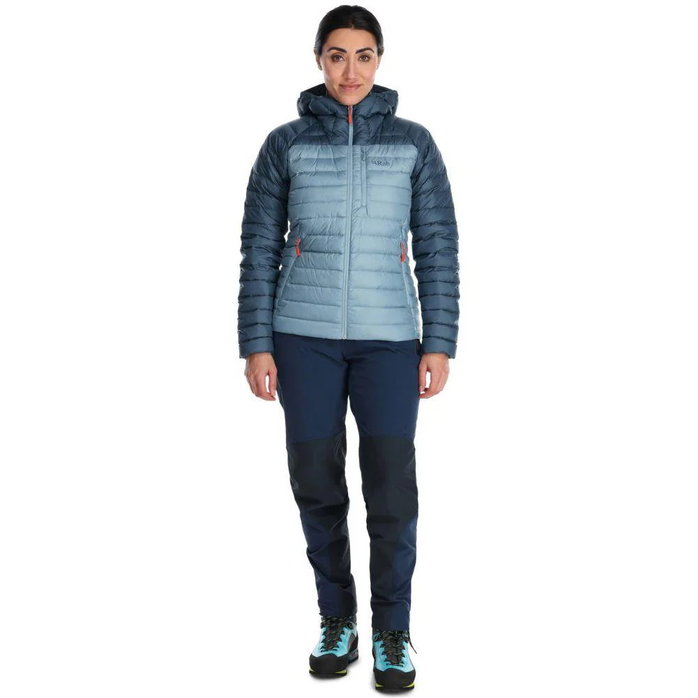 Rab Women's Microlight Alpine Down Jacket (Orion Blue/Citadel) - Image 4