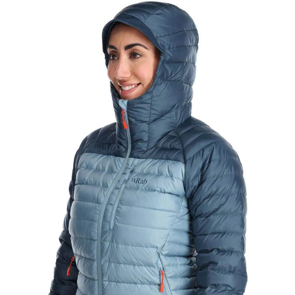 Rab Women's Microlight Alpine Down Jacket (Orion Blue/Citadel) - Image 5