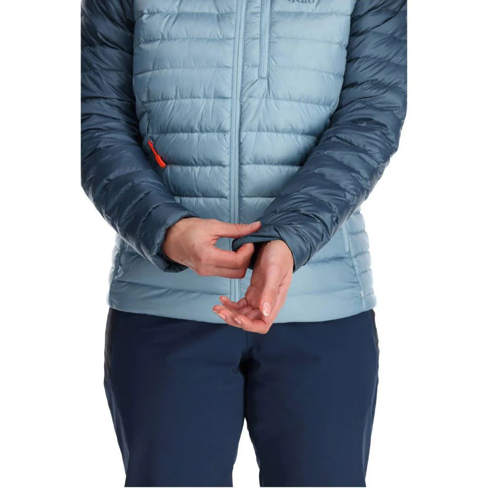 Rab Women's Microlight Alpine Down Jacket (Orion Blue/Citadel) - Image 7