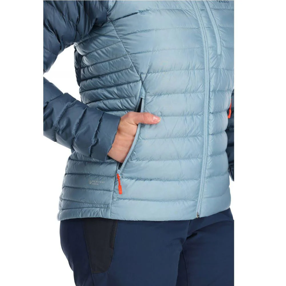 Rab Women's Microlight Alpine Down Jacket (Orion Blue/Citadel) - Image 8