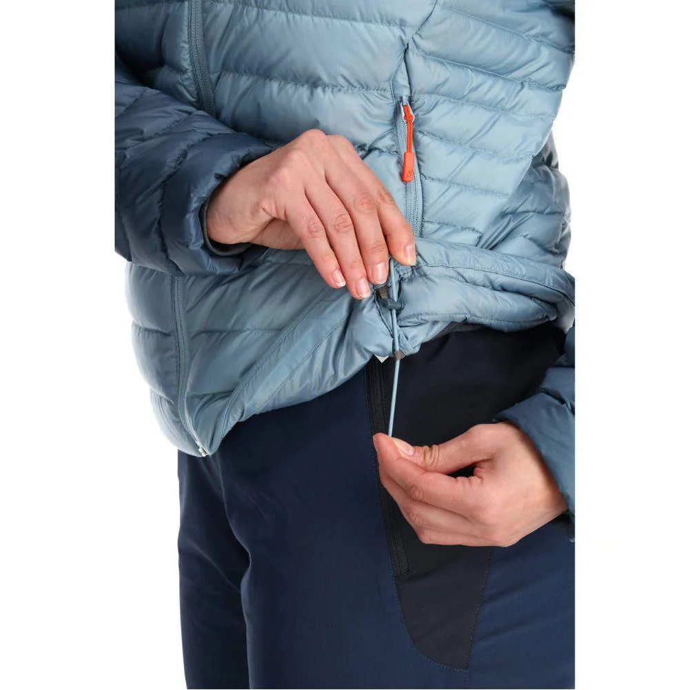 Rab Women's Microlight Alpine Down Jacket (Orion Blue/Citadel) - Image 9