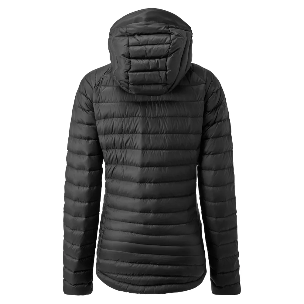 Rab Women's Microlight Alpine Long Down Jacket (Black) - Image 2