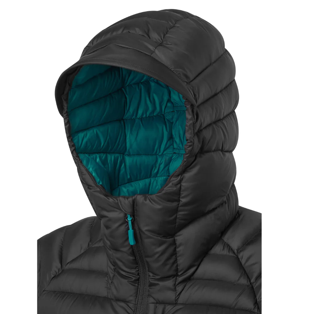 Rab Women's Microlight Alpine Long Down Jacket (Black) - Image 6