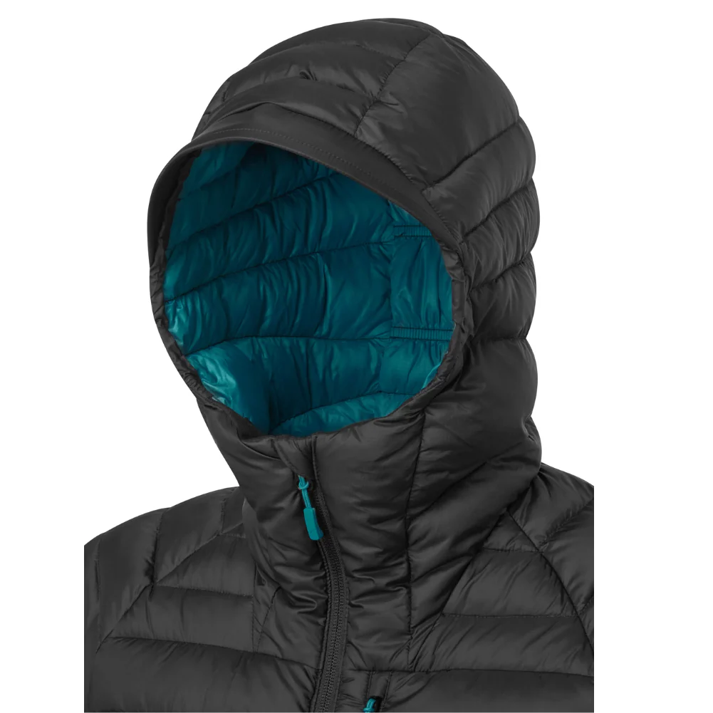 Rab Women's Microlight Alpine Recycled Down Jacket (Black) - Image 5
