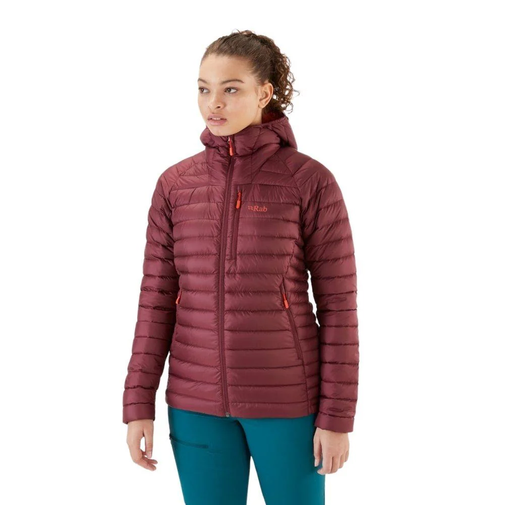 Rab Women's Microlight Alpine Recycled Down Jacket (Deep Heather) - Image 2