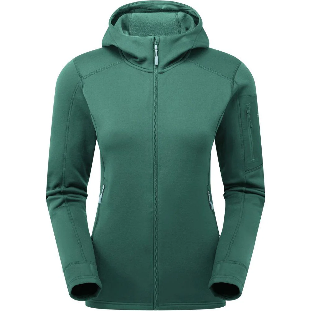 Rab Women's Modulus Fleece Hoody (Eucalyptus)